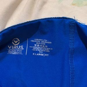 Virus men’s blue and compression 3/4 length pant